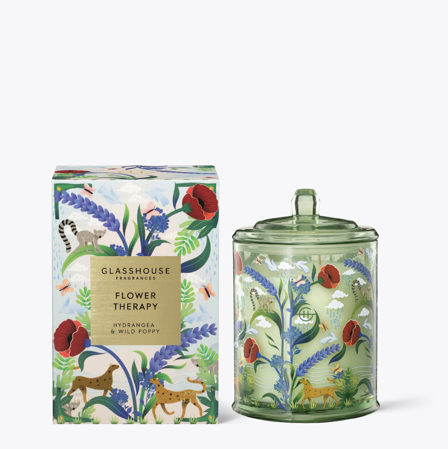 Glasshouse Fragrances Flower Therapy Candle - 380g