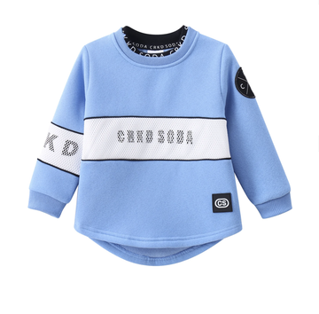 Darcey Detailed Crew - Blue