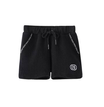 Asher Textured Shorts - Black