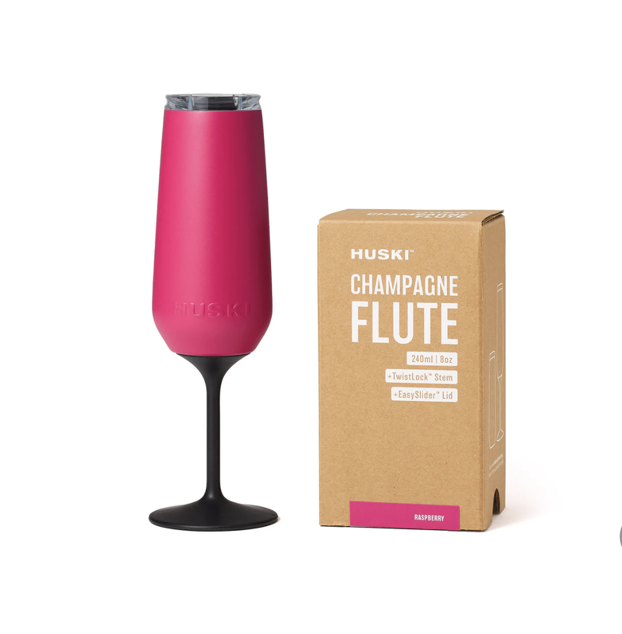 Huski Champagne Flute - Raspberry