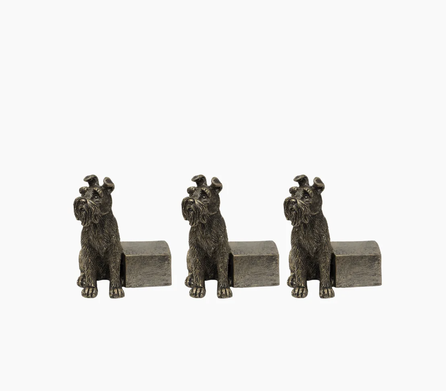 Scottie Dog Pot Stand Small 3pc