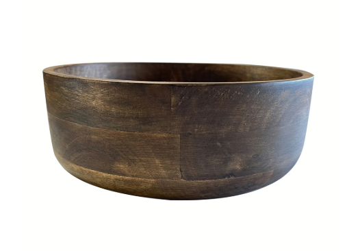 Mango Wood Straight Sided Bowl