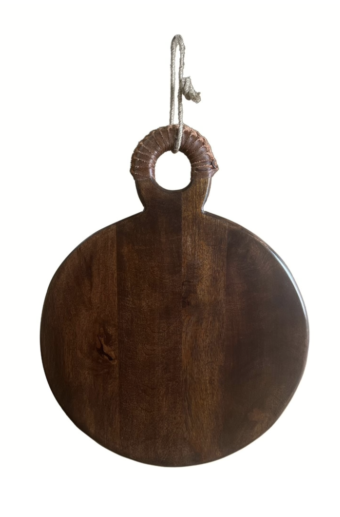 Artisan Platter Serving Board/Circle - Dark Oak