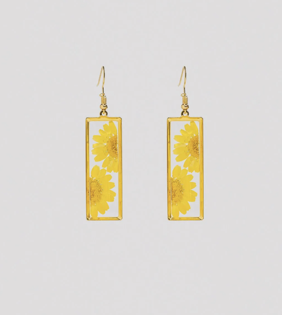 Joy Yellow Earrings