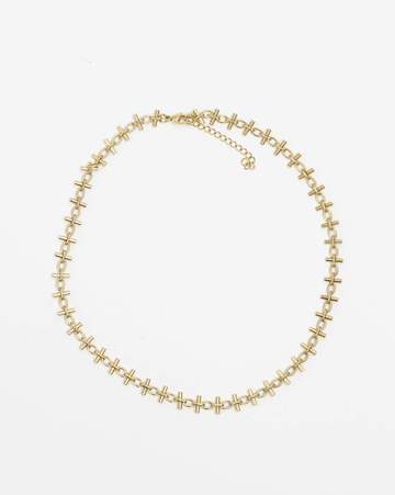 Enid Stainless Steel Necklace – Gold