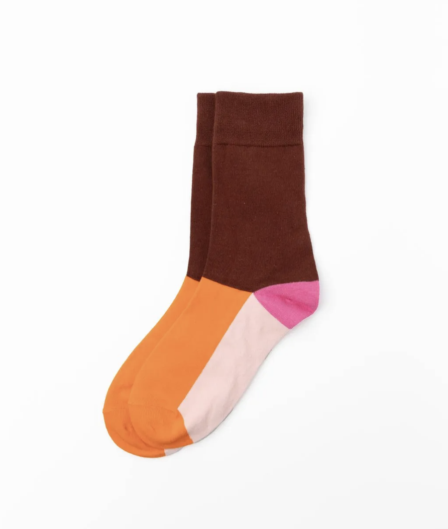 Aubrey Orange Socks