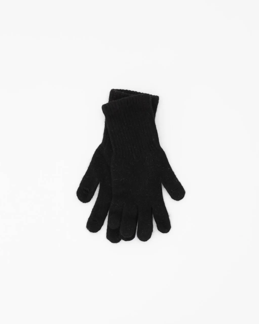 Zana 100% Wool Gloves – Black