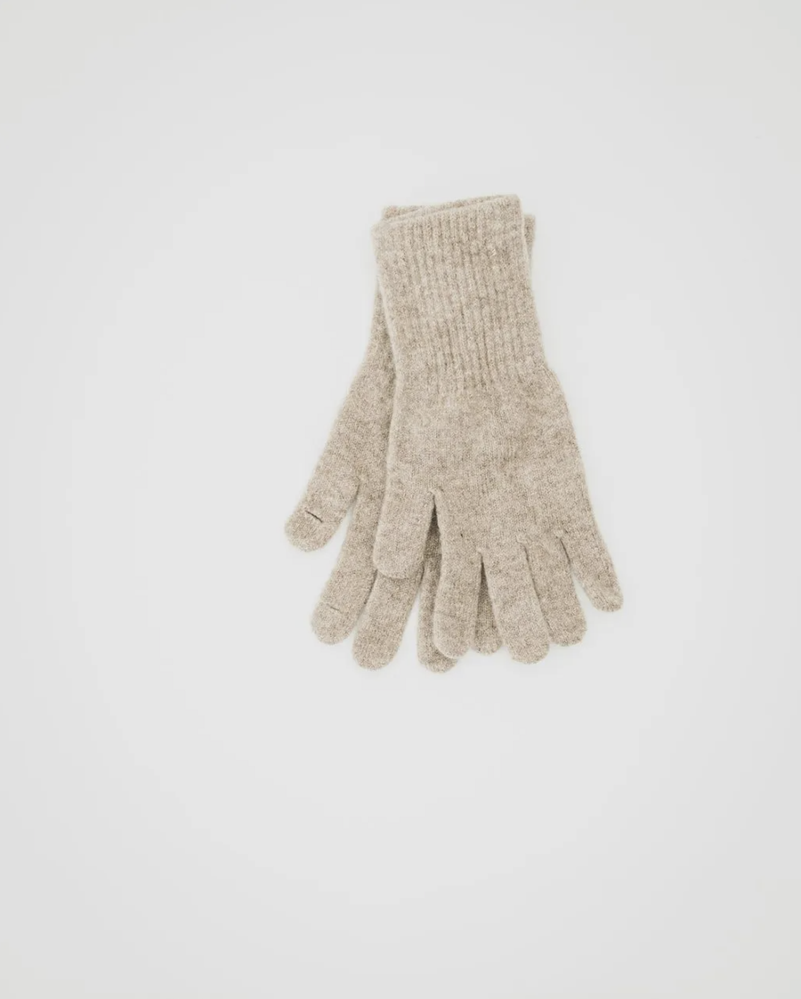 Zana 100% Wool Gloves – Oat