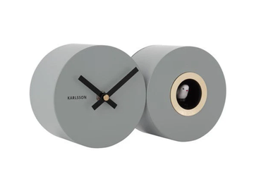 Duo Cuckoo Clock - Matte Grey