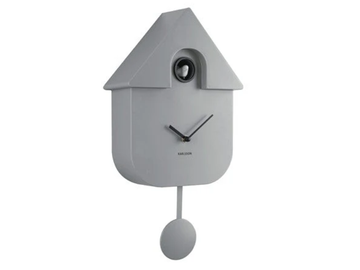 Modern Cuckoo Clock - Mouse Grey