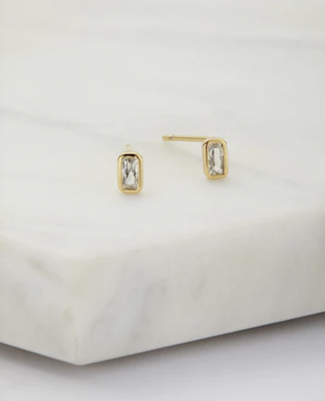 Lily Stud Earrings - Gold