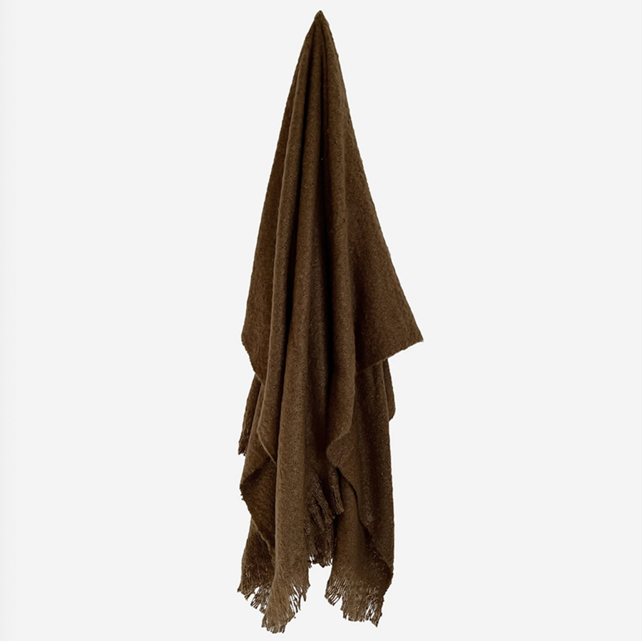 Luggate Brown Throw