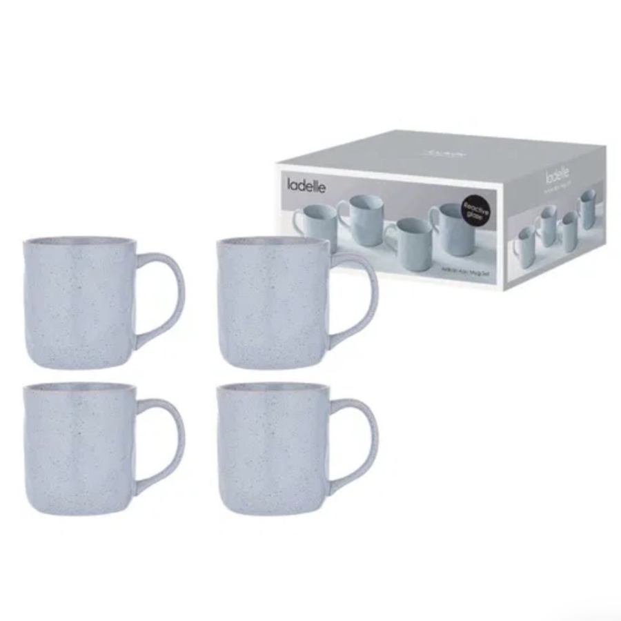 Artisan Blue 4pc Mug Set