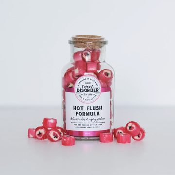 Hot Flush Formula Candy jar