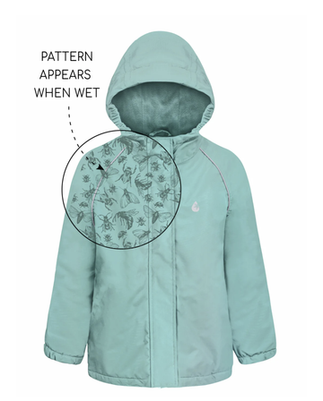 SplashMagic Storm Jacket - Seafoam/Insect Explorer