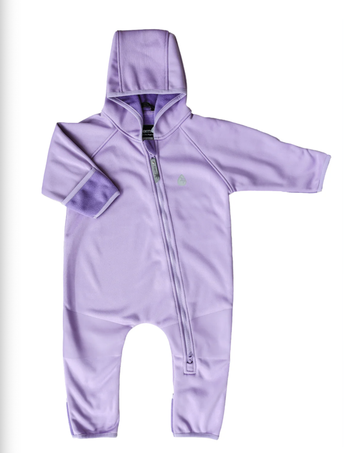 All-Weather Fleece Onesie - Periwinkle