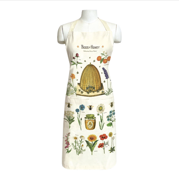 Bees And Honey Vintage - Apron