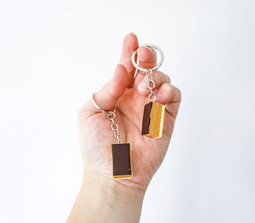 Keychain - Caramel Slice