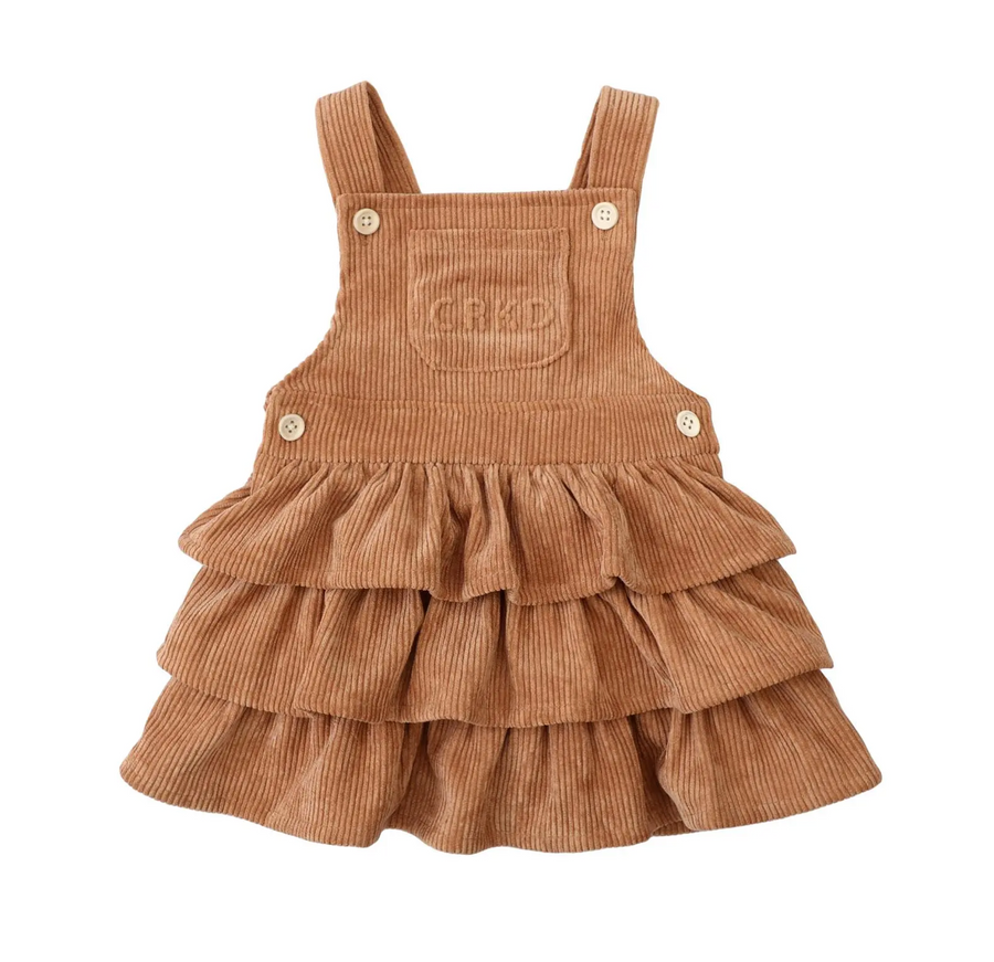 Piper Cord Dress - Cinnamon