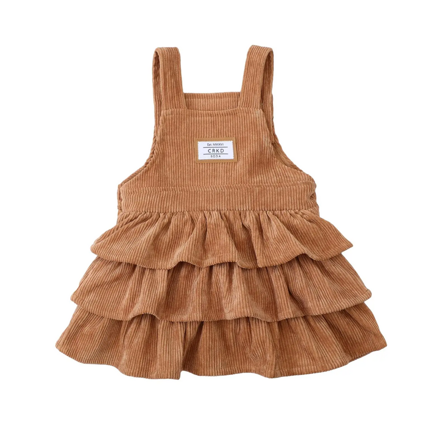 Piper Cord Dress - Cinnamon