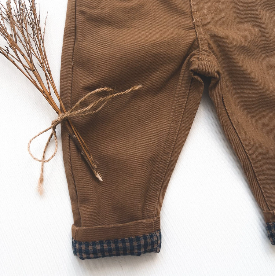 Baby Boys Chino Pant - Brown