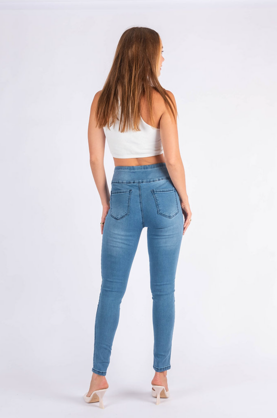 Meg Pull Up High Rise Jeggings