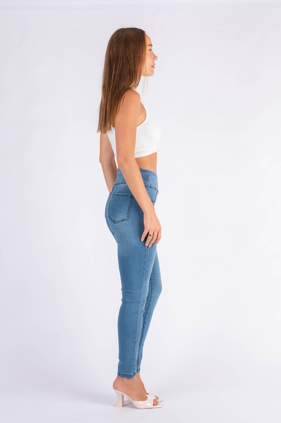 Meg Pull Up High Rise Jeggings