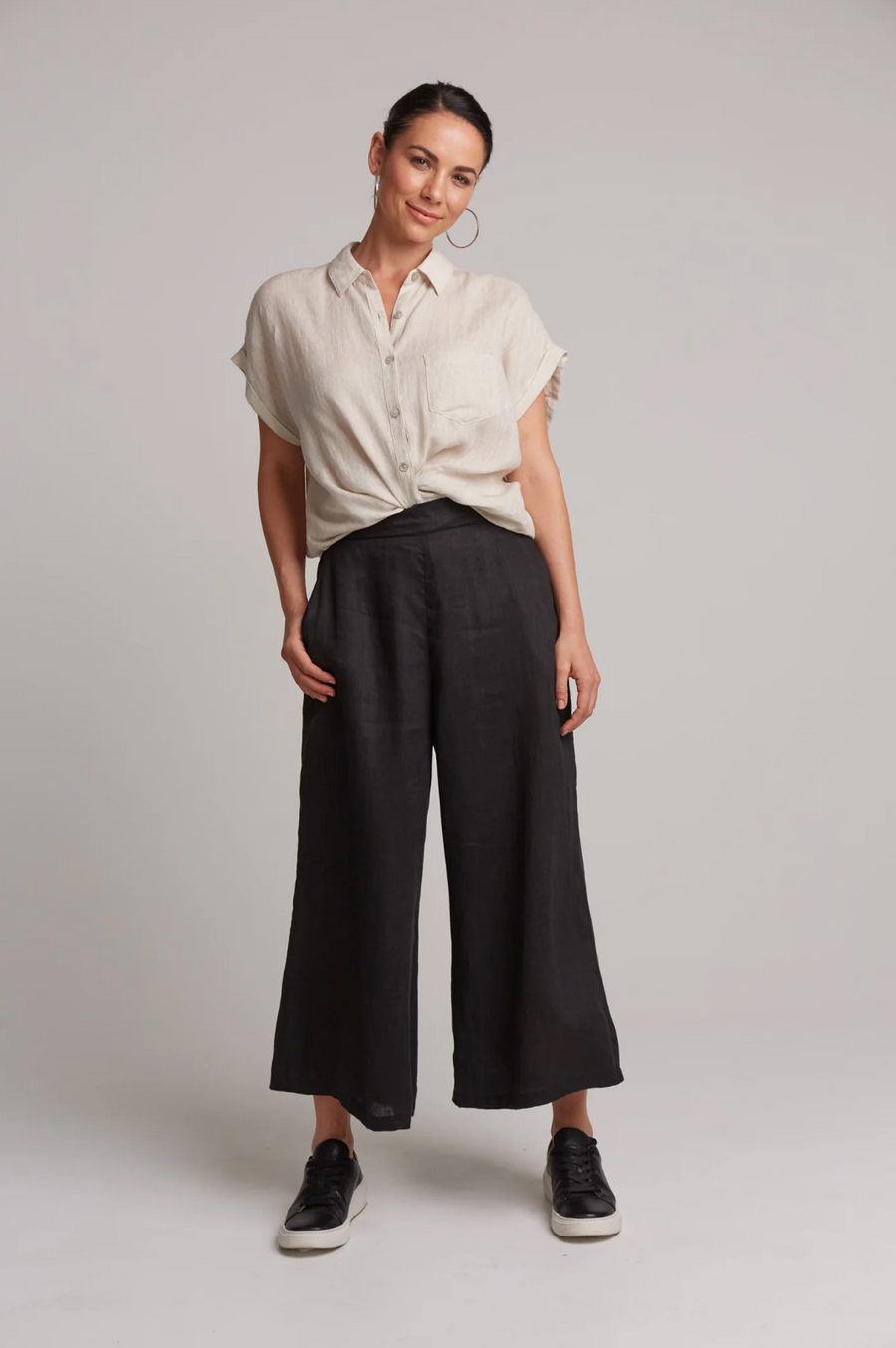 Studio Crop Pant - Ebony