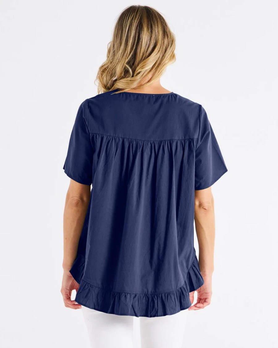 Candice Blouse - French Blue