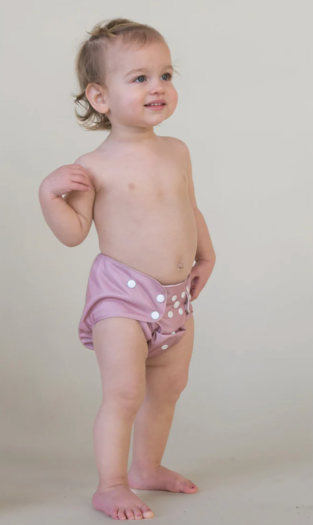 Reusable Swim Diapers - Rose Pink