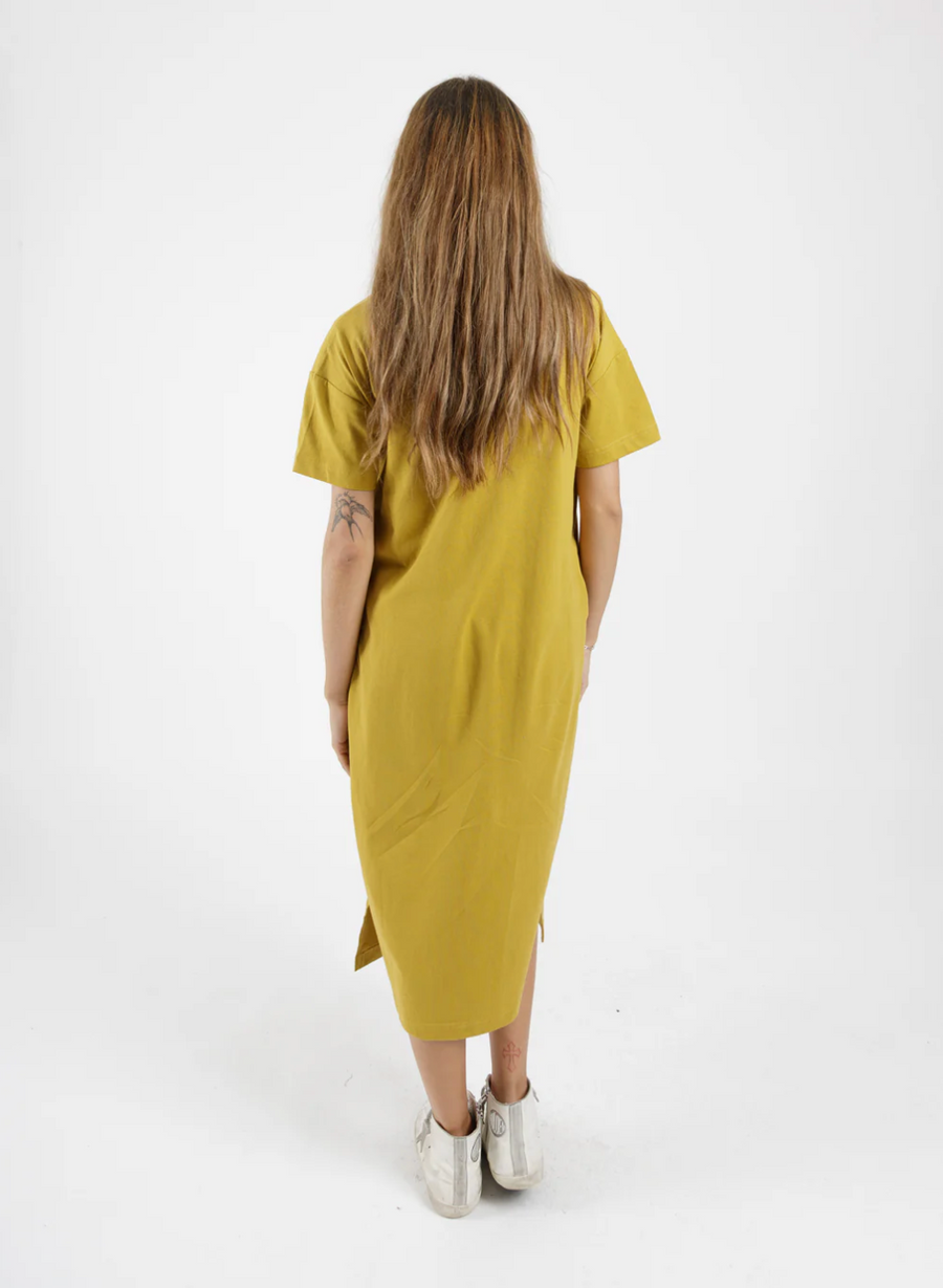 Bebe Dress - Scratched/Mustard