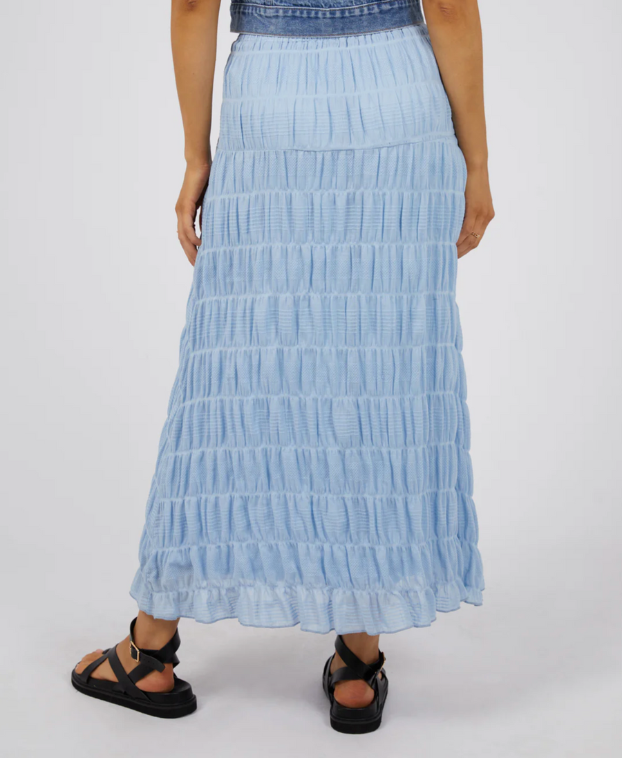 Maude Maxi Skirt - Ocean Blue