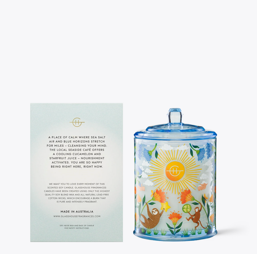 Glasshouse Fragrances Mocktail Meditation Candle - 380g