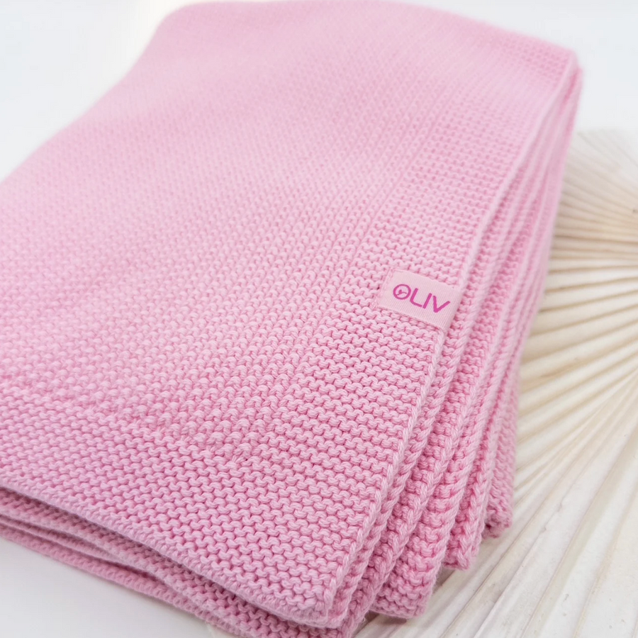 Cot and Buggy Blanket - Sherbet