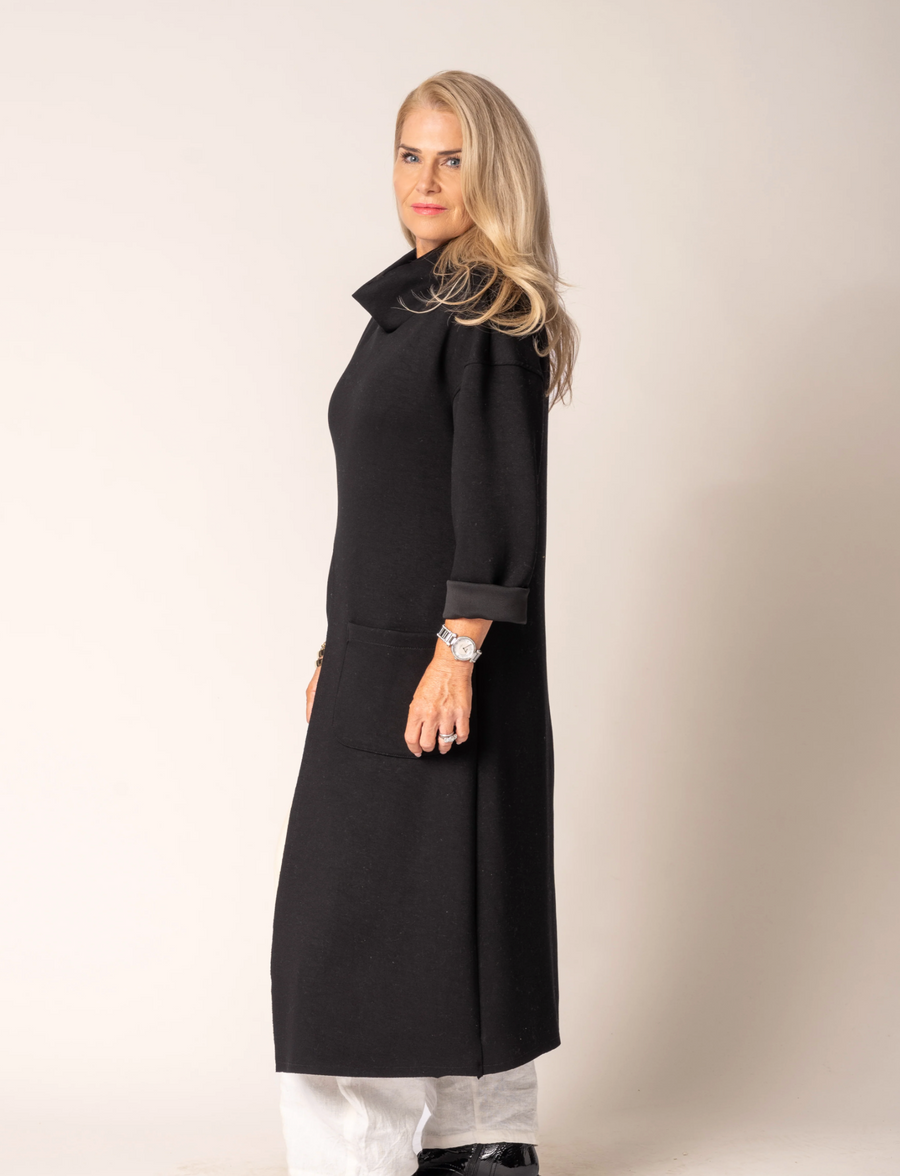 Heirani Dress in Onyx