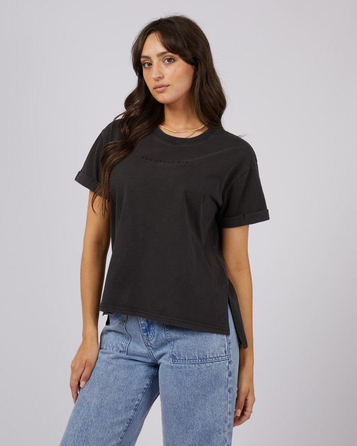 AAE Washed Tee - Washed Black