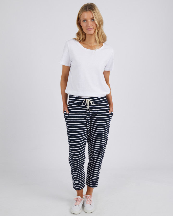 Brunch Pant - Navy Stripe