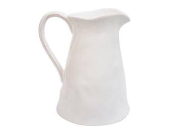 Large White Pitcher Primitif