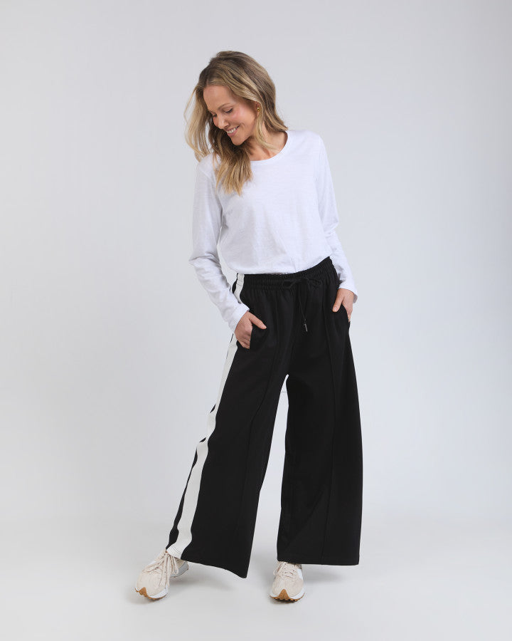 Carmen Wide Leg Pant - Black