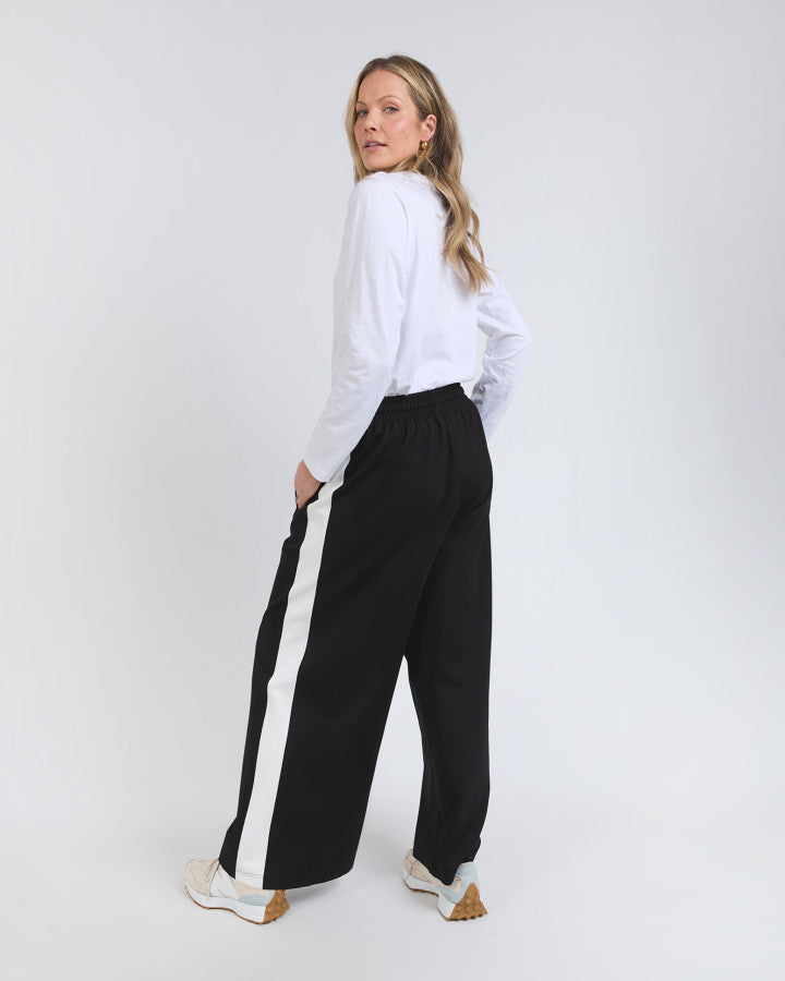 Carmen Wide Leg Pant - Black