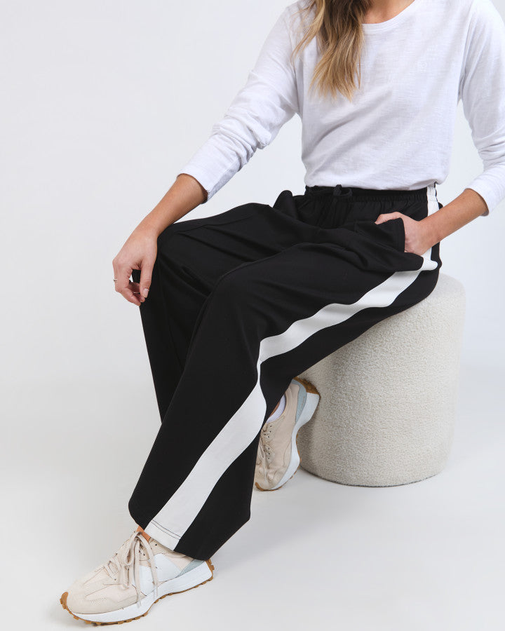 Carmen Wide Leg Pant - Black