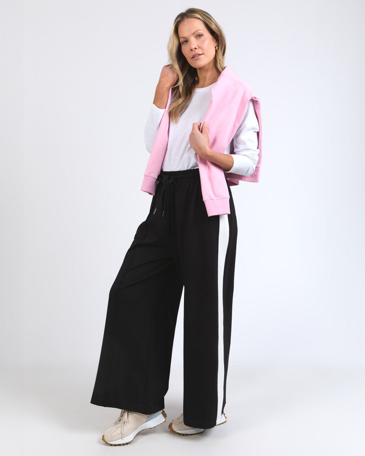 Carmen Wide Leg Pant - Black