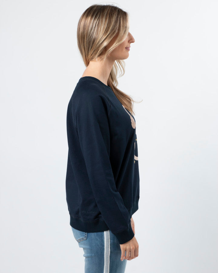 Classic Sweater - Fiore Navy