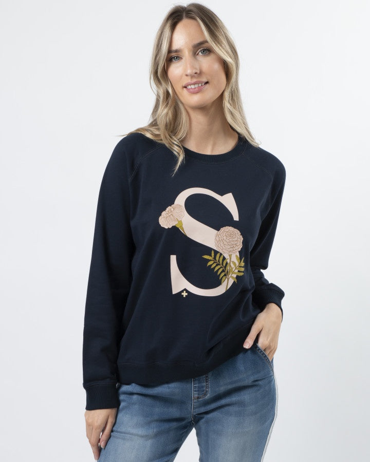 Classic Sweater - Fiore Navy