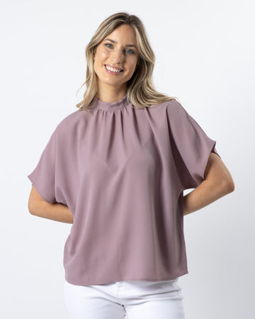 Giovana Blouse  - Iced Plum