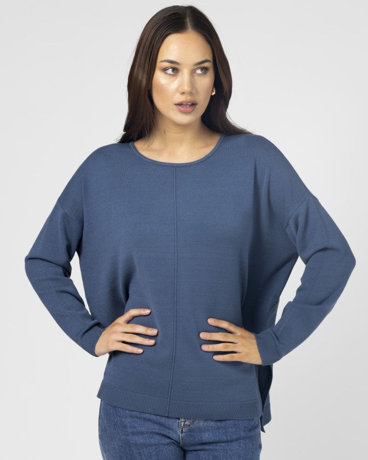 Halle Knit Top - Peacock