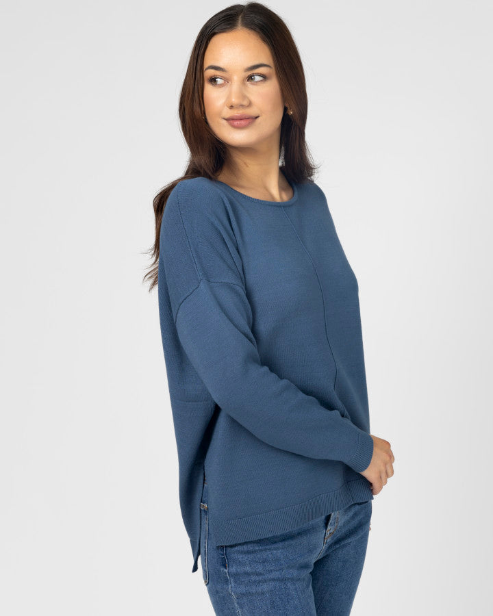 Halle Knit Top - Peacock