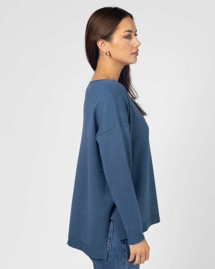 Halle Knit Top - Peacock