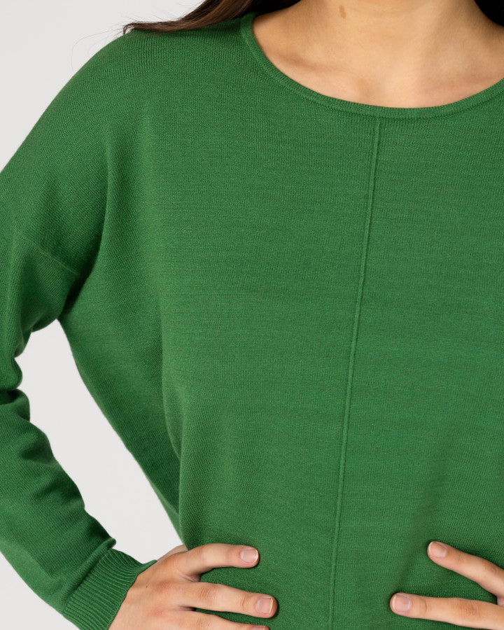 Halle Knit Top - Wheatgrass