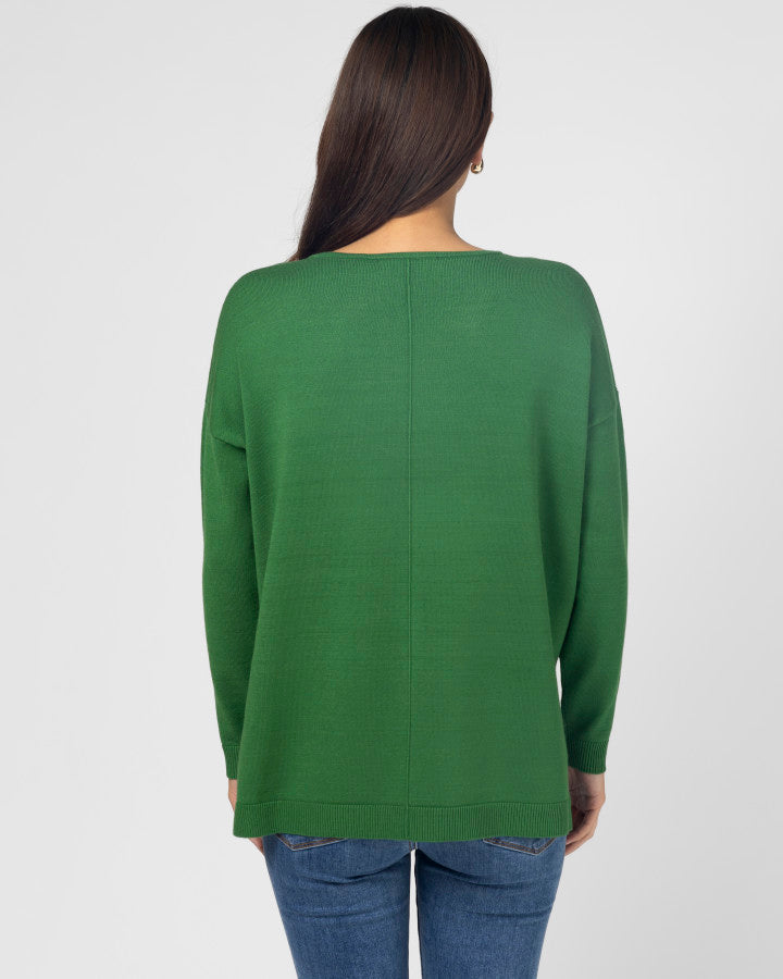 Halle Knit Top - Wheatgrass